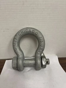 Grillete de anclaje de seguridad tipo perno galvanizado Chicago Hardware 206457 7/8 - Imagen 1 de 2