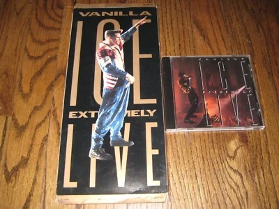 Vanilla Ice Extremely Live  Longbox and Original cd! -Rare!   Foto 1 de 4