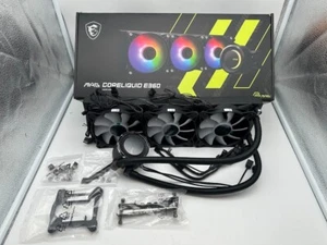 MSI MAG CoreLiquid E360 schwarz - AIO ARGB CPU Flüssigkeitskühler - Bild 1 von 6