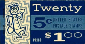 US #BK114 5c Washington Slogan 2 Tagged VF MNH $375 - Picture 1 of 2
