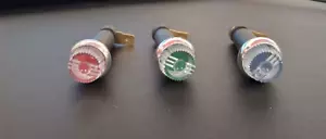KIT 3 SPIE CRUSCOTTO A LUCE LED ROSSO, BLU, VERDE FIAT 500 EPOCA - Imagen 1 de 3