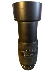Tamron AF Tele-Macro 75-300mm 1:4-5.6 LD Camera Lens for Nikon w/ Caps & Hood - Picture 1 of 7