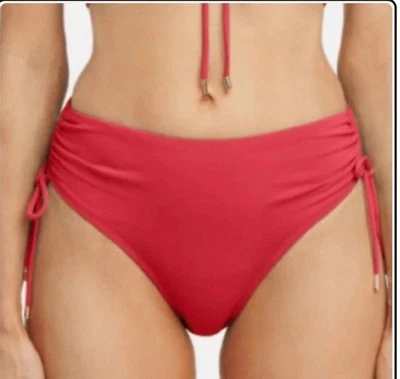 Pantalones de bikini Robin Piccone Aubrey amapola talla S nuevos con etiquetas Foto 1 de 4