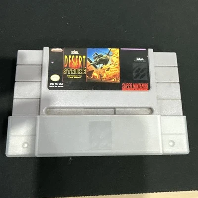 Desert Strike Return to the Gulf (Super Nintendo, 1992) SNES Authentic Cartridge - Image 1 of 3