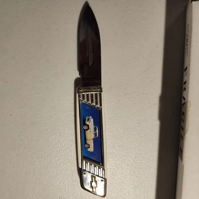 FRANKLIN MINT 1955 CHEVY PICKUP TRUCK COLLECTOR KNIFE NEW MINT - Image 1 of 4