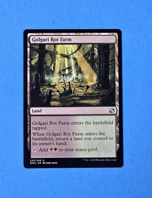 1x Golgari Rot Farm Modern Masters 2015 MM2 Mtg Magic Gathering Card Land 243 - Image 1 of 2