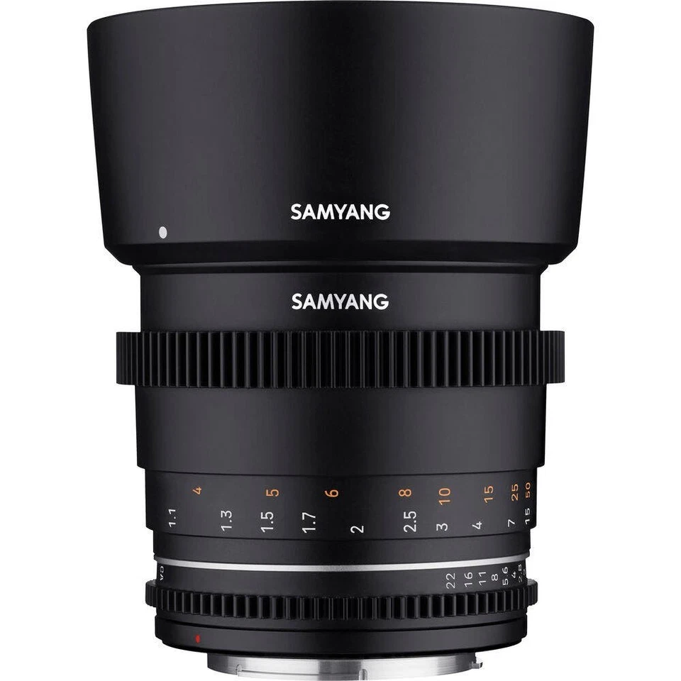 Samyang Telephoto lens 85 mm T1.5 VDSLR MK2 compatible with Canon EF Samya 23019