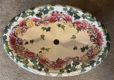 Fregadero Kohler K-14270-PS-96 Peonías y Hiedra Artista Edición Limitada Cantata Drop-in Foto 1 de 2