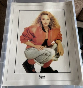 Vintage Kylie Minogue poster 2 - late 1980's AM productions London - Picture 1 of 4