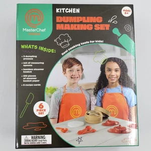 MasterChef Junior Knödelherstellung Set Dampfgarer Korb, Topf Aufkleber Pressen, Löffel - Bild 1 von 4