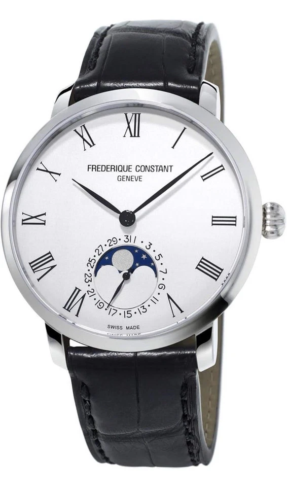 Frederique Constant Slimline Automatic Movement Silver Dial Mens WatchFC-705X4S4 - Image 1 of 4