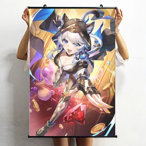 60X90cm Honkai: Cifrado de riel estrella Carteles de anime Decoración del hogar Rollos de pared Regalo D1 - Imagen 1 de 3