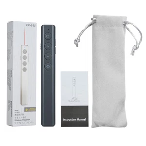 Black Wireless Presentation Remote Presentation Clicker For PPT For Teaching Con - Afbeelding 1 van 10