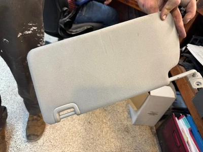 2013-2021 Nissan Frontier, Xterra Driver Side Sun Visor Gray Color OEM Used - Image 1 of 2