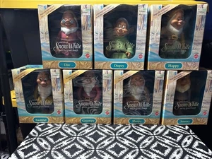 Vintage 1992 Mattel Seven Dwarfs KOMPLETTSATZ Disney Classics - Bild 1 von 7