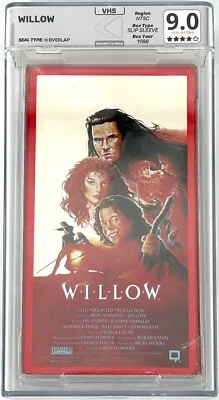 Vintage WILLOW 1988 Original Release Graded VHS Tape - VHS Rewind - NEW 9.0 EX!! - Image 1 of 4