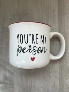 NEW You’re My Person Coffee Mug Cup Heart Romance Valentine Day Gift Love - Picture 1 of 4