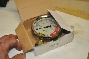 SIMPLEX 18906 Hydraulic Liquid Filled Pressure Gauge 0-10K PSI 4" face 1/4" NPT - Picture 1 of 2