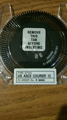 NOS Camwill brand Ricoh II printwheel Ascii Courier 12 pitch - Image 1 of 3