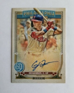 COREY DICKERSON ON CARD AUTO 2020 TOPPS GYPSY QUEEN CARD NO. GQA-CD PHILLIES - Picture 1 of 2
