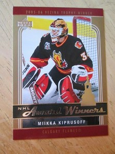 2006-07 UPPER DECK HOCKEY, AWARD WINNERS, MIIKKA KIPRUSOFF, C# AW2