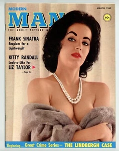Modern Man 1963 Kitty Randall, Joan Banks, Liz Taylor 60pg Pinup Magazine M33037 - Picture 1 of 2