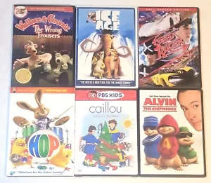 Wallace And Gromit: The Wrong Trousers, Caillou's Holidays, Hop, Ice Age &... - Picture 1 of 5