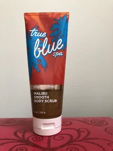Bath & Body Works TRUE BLUE SPA MALIBU GLATTER ALGENEXTRAKT Peeling 6 Unzen SEHR selten - Bild 1 von 2