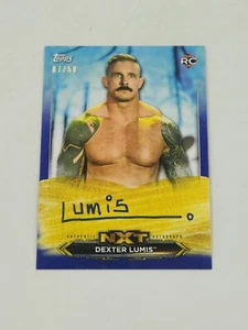 2020 Topps WWE NXT # A-DL Dexter Lumis AUTOGRAPH ROOKIE Blue /50 RARE - Bild 1 von 2