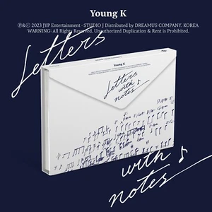 Young K 1st Full Album Letters with notes CD+P.Book+P.Card+Puzzle+Sticker+Gift - Imagen 1 de 3