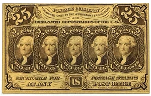 25c Fractional Currency Note 1st Issue FR# 1281 - CHOICE! - Picture 1 of 2