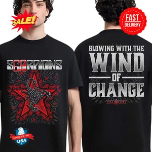Scorpions 60 Years Of Scorpions European Tour 2025 Blowing With The Wind T-Shirt - Picture 1 of 2