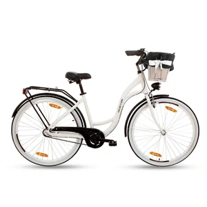 Goetze Style 28 Zoll 3 Gang Alu Citybike Damen LED Fahrrad mit Rücktritt & Korb! - Bild 1 von 61