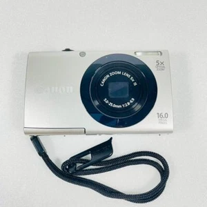 Canon PowerShot A3400 IS kompakte Digitalkamera 16.0MP silber gebraucht - Bild 1 von 12