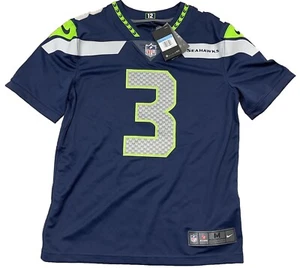 NEU Seattle Seahawks Trikot Herren S SMALL Nike VAPOR blau #3 Russell Wilson NFL - Bild 1 von 7