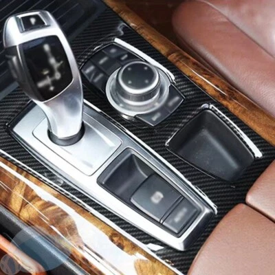 Car Gear Shift Panel Cover Trim Accessories For 2010-2013 BMW X5 X6 E70 E71 Foto 1 de 4