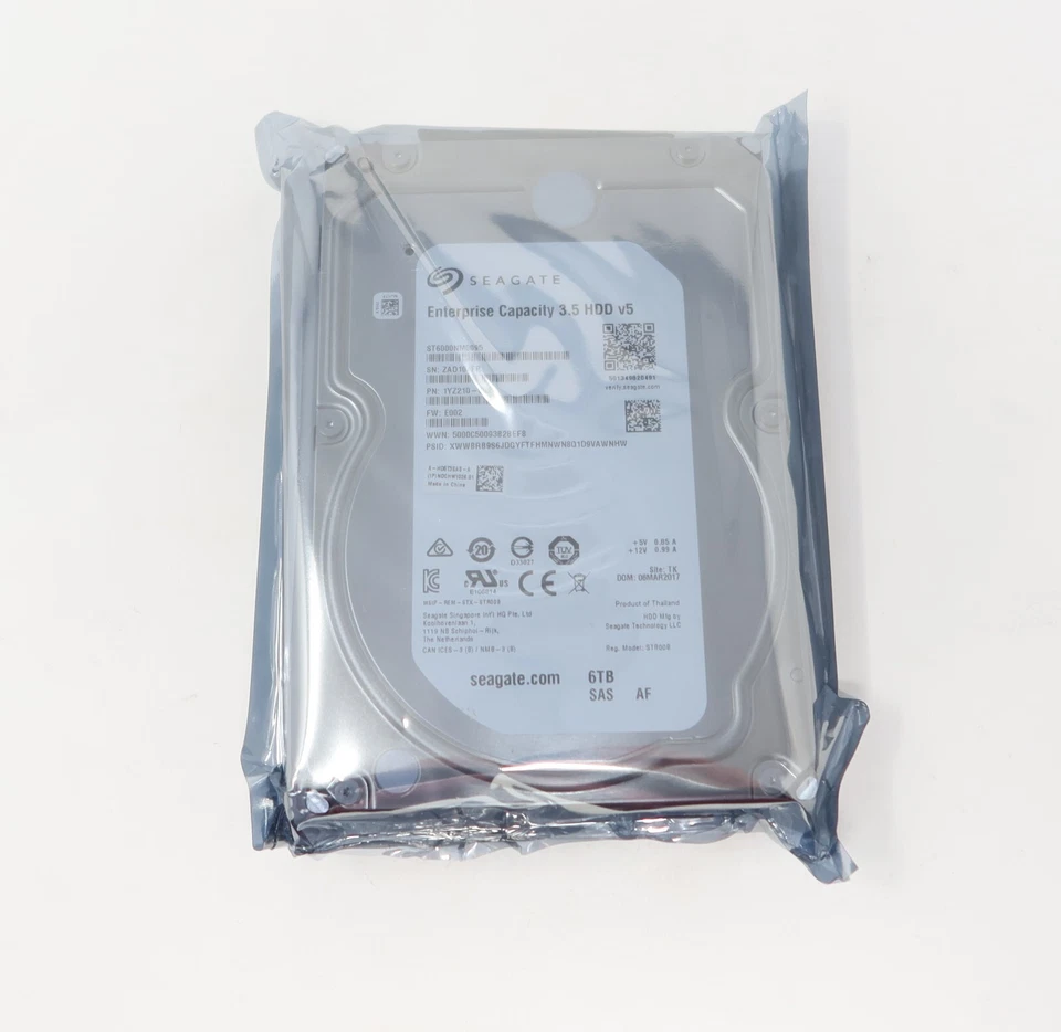 ST6000NM0095 Seagate 6TB 7.2K 12Gb/s SAS 3.5" Hard Drive - Image 1 of 3