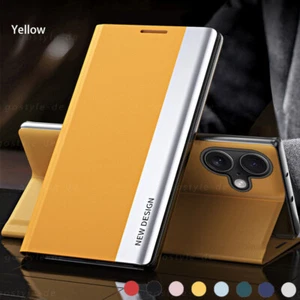 Phone Case For iPhone 16 15 14 13 Pro Max 12 11 Holder Leather Flip Magnet Cover - Picture 1 of 19