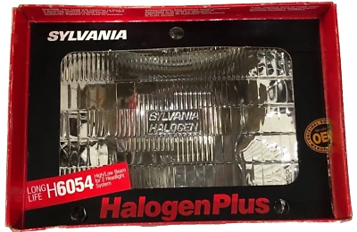 Faro halógeno Sylvania Long Life H6054 Plus haz alto bajo 12V 7-7/8 x 5-5/8 Foto 1 de 4