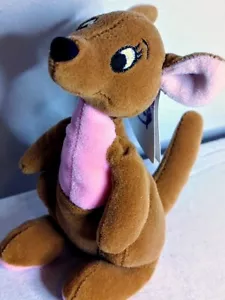 RETIRED Disney Store Mini Bean Bag 7" KANGA Winnie Pooh Beanie Plush Toy NWT - Picture 1 of 4