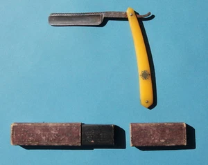 Navaja recta festoneada de colección TUCKMAR acero plateado Solingen Alemania No. 350 en caja - Imagen 1 de 12