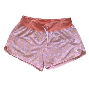 Hurley Athletic Shorts Peach Floral Size Small - Picture 1 of 6