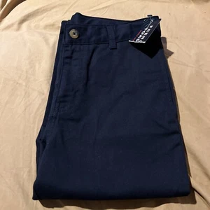 French Toast School Uniform Navy Pants, Boys Size 12, Waist 26, New With Tags - Picture 1 of 7