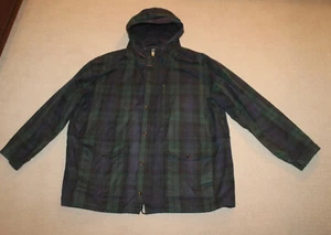 Polo Ralph Lauren Blackwatch kariert gewachste Baumwolle Kapuzen Cargojacke XL PASST XXL - Bild 1 von 6