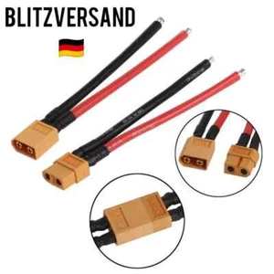 XT30 Stecker (male) Female Buchse 3,5mm 10 cm Anschlusskabel LiPo Quadrocopter - Bild 1 von 4