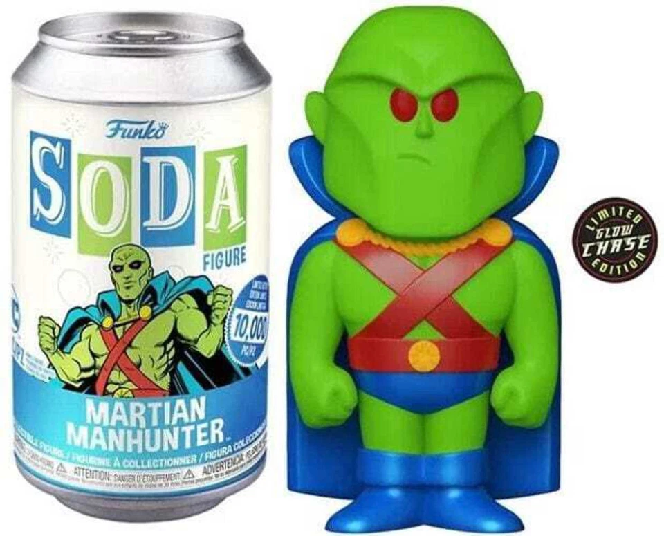 Funko Vinilo Soda DC Martian Manhunter (Brillante) Persecución (Lata Abierta) Foto 1 de 1