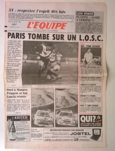 L'EQUIPE N°12 351 du 23/01/1986 - Paris tombe sur un L.O.S.C./Rallye Monte-Carlo - Bild 1 von 8