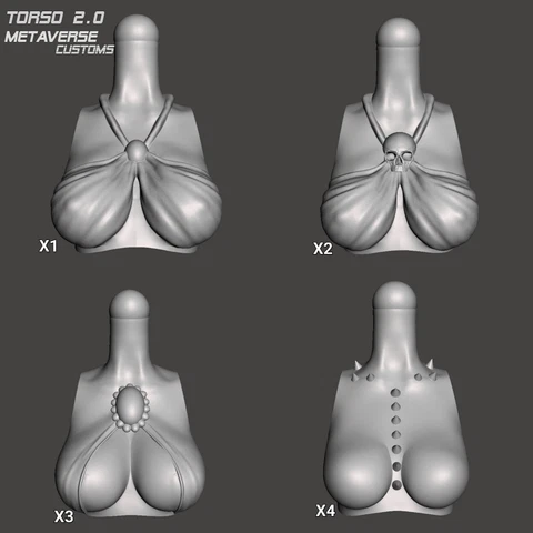 NEW! TORSO 2.0 - Custom 1/12 Snap-On Chest Mod for Marvel Legends Action X-men Cover