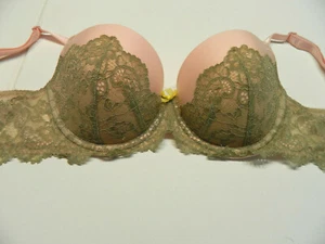 Victoria's Secret -32DD -DRIM ANGELS Forrado Demi Sujetador Doble Floral ENCAJE NUEVO CON ETIQUETAS  - Imagen 1 de 5