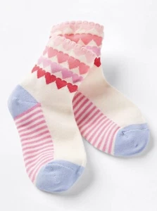 Matilda Jane Enchanted Garden Snuggle Heart-Print Socks size S Small 5-8 NWT - Picture 1 of 1